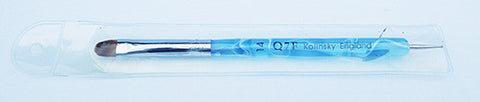 French Brush - Kolinsky England Q7F size 14