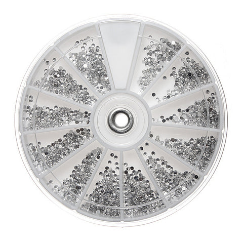 Rhinestone Crystal Mix Size Wheel